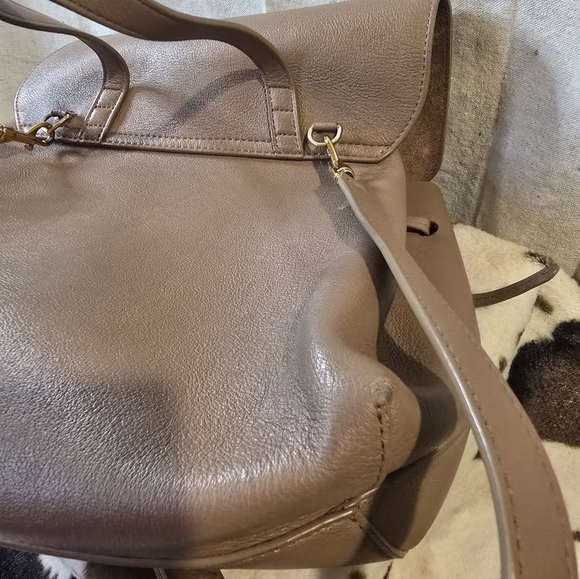Mansur Gavriel Taupe Leather Backpack main image 5